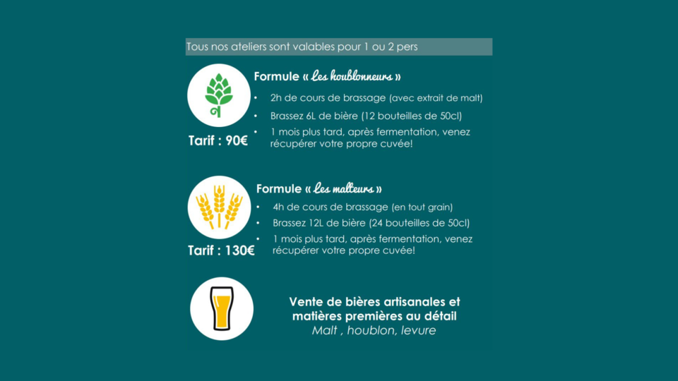 Venez brasser votre propre bire !